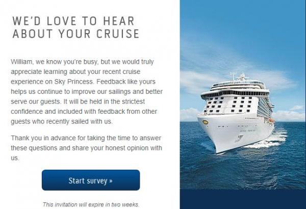 post cruise survey